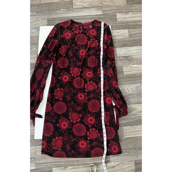 Tommy Hilfiger Women’s Shift Dress Size 2 Floral Long Sleeve Zipper Back - Picture 12 of 12